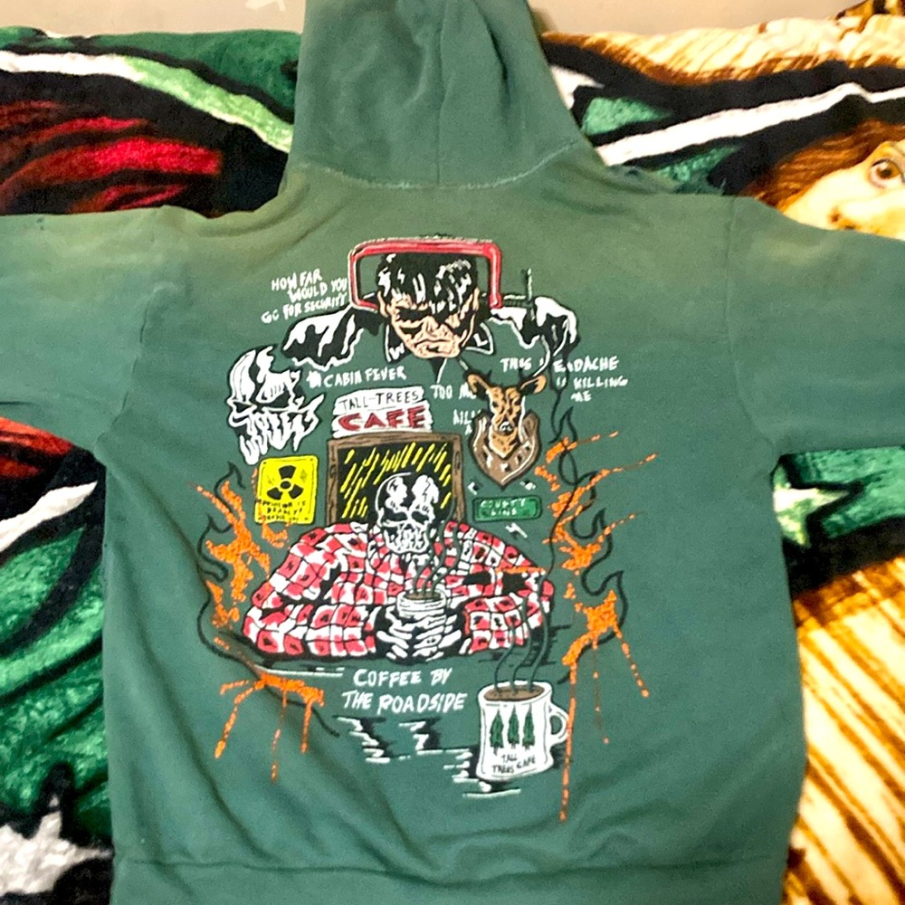 Roadside distressed hoodie